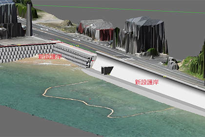 河川・砂防及び海岸・海洋　港湾、漁港、海岸、河川等の現地調査、長寿命化計画